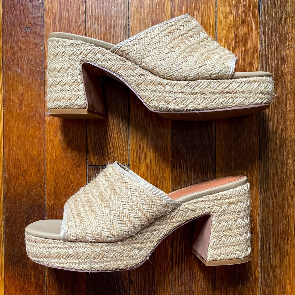 ASOS Harmony Mid Heeled Platform Mules